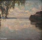 Бродский И.И. (1883 – 1939). Река. Фрагмент. 1910-е. Музей пейзажа. Плёс. Фоторепродукция Татьяны Шепелевой