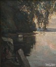 Бродский И.И. (1883 – 1939). Река. Фрагмент. 1910-е. Музей пейзажа. Плёс. Фоторепродукция Татьяны Шепелевой