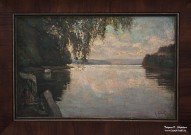 Бродский И.И. (1883 – 1939). Река. 1910-е. Музей пейзажа. Плёс. Фоторепродукция Татьяны Шепелевой