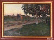 Жуковский С.Ю. (1875 – 1944). Летний закат. 1900-е. Музей пейзажа. Плёс. Фоторепродукция Татьяны Шепелевой