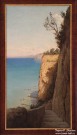 Брюллов П.А. (1840 – 1914). Крымское побережье. 1880. Музей пейзажа. Плёс. Фоторепродукция Татьяны Шепелевой