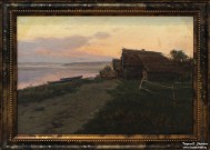 Аладжалов М.Х. (1862 – 1934). После заката. Музей пейзажа. Плёс. Фоторепродукция Татьяны Шепелевой