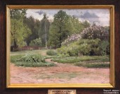 Жуковский С.Ю. (1875 – 1944). Сирень в парке. 1930. Музей пейзажа. Плёс. Фоторепродукция Татьяны Шепелевой