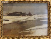 Аладжалов М.Х. (1862 – 1934). Пейзаж. 1883. Музей пейзажа. Плёс. Фоторепродукция Татьяны Шепелевой