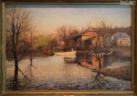 Светославский С.И. (1857 – 1931). Половодье. 1900-е. Музей пейзажа. Плёс. Фоторепродукция Татьяны Шепелевой