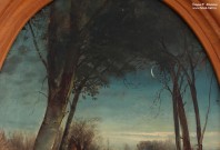 Саврасов А.К. (1830 – 1897). Речной пейзаж. Фрагмент. 1880-1890-е. Музей пейзажа. Плёс. Фоторепродукция Татьяны Шепелевой