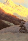Иван Шультце. Вершина в Энгадине. Фрагмент. Холст, масло. Фоторепродукция Татьяны Шепелевой