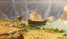Иван Шультце. У Лофотенских островов в июне. Фрагмент. 1911 г. Холст, масло. Фоторепродукция Татьяны Шепелевой