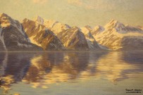 Иван Шультце. У Лофотенских островов в июне. Фрагмент. 1911 г. Холст, масло. Фоторепродукция Татьяны Шепелевой