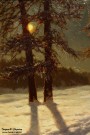 Иван Шультце. Лунный пейзаж. Фрагмент. Ок. 1927-1930 г. Дерево, масло. Фоторепродукция Татьяны Шепелевой