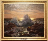 Иван Шультце. Море. Ок. 1927-1930 г. Холст, масло. Фоторепродукция Татьяны Шепелевой