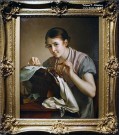 Тропинин В.А. Кружевница. Девушка, плетущая кружева. 1830-е годы. МТ. Фоторепродукция Татьяны Шепелевой