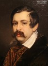Тропинин. В.А. Портрет Владимира Артемьевича Раевского. Фрагмент. 1846. Холст, масло. МТ. Фоторепродукция Татьяны Шепелевой