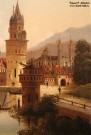 Жуковский В.А.. Замок в городе Андернах на Рейне. Фрагмент. После 1839  Холст, масло. МТ. Фоторепродукция Татьяны Шепелевой