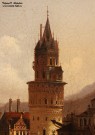 Жуковский В.А.. Замок в городе Андернах на Рейне. Фрагмент. После 1839  Холст, масло. МТ. Фоторепродукция Татьяны Шепелевой