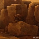 Чернецов Г.Г.. Разлив Нила с вершины пирамиды Хеопса. Фрагмент. 1842  Холст, масло. МТ. Фоторепродукция Татьяны Шепелевой