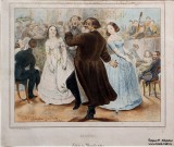 Жуковский Р.К. Русские народные сцены. Лист № 48. Мазурка. 1842 – 1843. Бумага, автолитография, акварель, лак. МТ. Фоторепродукция Татьяны Шепелевой