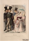 Жуковский Р.К. Русские народные сцены. Лист № 27. Критика. 1842 – 1843. Бумага, автолитография, акварель, лак. МТ. Фоторепродукция Татьяны Шепелевой