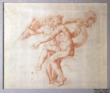 Тропинин В.А. Венера, сидящая на облаке, указывает Амуру на Психею. 1804 – 1810. Бумага, сангина. МТ. Фоторепродукция Татьяны Шепелевой