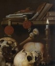Альберт Янс ван дер Шоор (1603-1672). Ванитас. Фрагмент. 1640-1672 гг. Источник veryimportantlot.com
