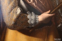 Мастер круга Винченцо Кардуччо (1567-1638). Портрет кавалера с маршальским жезлом. Фрагмент. 1-я половина XVII в.. Испанская школа. Фоторепродукция Татьяны Шепелевой