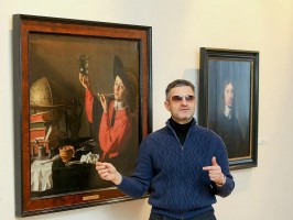 Дмитрий Володин на открытии выставки ''Старые мастера''. 2017 год. Фото из отрытых источников в сети Интернет