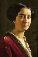 Зарянко С.К. Портрет кн. Абамелек-Лазаревой. Фрагмент. Фото находится в свободном доступе в сети Интернет. Редакция Татьяны Шепелевой