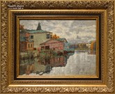 К.И. Горбатов. Дом на берегу реки. 1921-22 гг. Фоторепродукция Татьяны Шепелевой