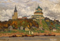 К.И. Горбатов. Волга. Фрагмент. 1915 г. Фоторепродукция Татьяны Шепелевой