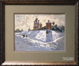 К.И. Горбатов. Троице-Сергиева лавра. 1910-е гг. Бумага, картон, белила, гуашь Фоторепродукция Татьяны Шепелевой