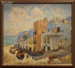 К.И. Горбатов. Рыбацкая улица. Капри. Конец 1930-х – начало 1940-х гг. Фоторепродукция Татьяны Шепелевой