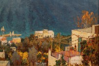 К.И. Горбатов. Сирокко. Фрагмент. Середина 1920-х гг.  Фоторепродукция Татьяны Шепелевой