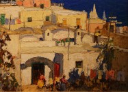 К.И. Горбатов. Синее море. Капри. Фрагмент. 1925 г. Фоторепродукция Татьяны Шепелевой