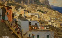 К.И. Горбатов. Зимний день на Капри. Фрагмент. 1927 г. Фоторепродукция Татьяны Шепелевой
