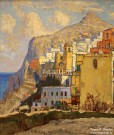 К.И. Горбатов. Старый город. Капри. Фрагмент. 1927 г. Фоторепродукция Татьяны Шепелевой
