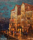 К.И. Горбатов. Венецианская ночь. Фрагмент. Начало 1930-х гг. Фоторепродукция Татьяны Шепелевой