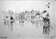К.И. Горбатов. Сент-Джеймский парк. 1935 г. Бумага, карандаш Фоторепродукция Татьяны Шепелевой