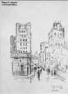 К.И. Горбатов. Лондон. 1935 г. Бумага, графитный карандаш Фоторепродукция Татьяны Шепелевой