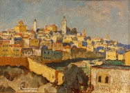К.И. Горбатов. Иерусалим. Фрагмент. 1930-е гг. Фоторепродукция Татьяны Шепелевой