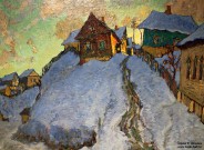 К.И. Горбатов. Провинция. Фрагмент. 1930 г.  Фоторепродукция Татьяны Шепелевой