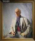 Август Альбо (1893 – К.И. Горбатов. 1963). Портрет художника К.И. Горбатова. 1942 г. Фоторепродукция Татьяны Шепелевой