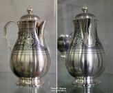 Тропина Е.Ф. Чайно-кофейный набор. Кофейник. 2000. Серебро 925 пробы, чернь. Фото Татьяны Шепелевой. 2015 год
