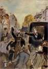 Т.А. Маврина. Иллюстрация к роману Жюля Валлеса ''Инсургент''. 1936. Бумага, акварель, тушь, перо. Фоторепродукция Татьяны Шепелевой