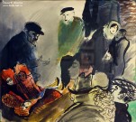 Т.А. Маврина. Сухаревский рынок. Начало 1920-х. Бумага, акварель, гуашь, карандаш. Фоторепродукция Татьяны Шепелевой