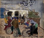 Т.А. Маврина. Киржач. 29 сентября 1957 года. Бумага, гуашь, акварель, белила, графитный карандаш. Фоторепродукция Татьяны Шепелевой