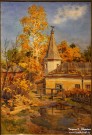 Сергей Андрияка. В Екатерининской пустыни. 2004. Бумага, акварель. Фоторепродукция Татьяны Шепелевой