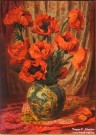Сергей Андрияка. Огненные маки. 2007. Бумага, акварель. Фоторепродукция Татьяны Шепелевой