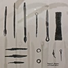 Готовые изделия: сверло, шило, сверло, острие, кочедык, тесло, ножи, кольцо, втулка, пробои. Железо Готовые изделия: сверло, шило, сверло, острие, кочедык, тесло, ножи, кольцо, втулка, пробои. Железо