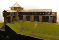 Макет фрагмента деревянного Нижегородского кремля и земляных укреплений XIII-XIV веков Макет фрагмента деревянного Нижегородского кремля и земляных укреплений XIII-XIV веков