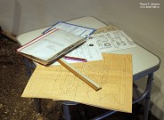 Рабочие материалы, записи археолога в процессе раскопок Рабочие материалы, записи археолога в процессе раскопок